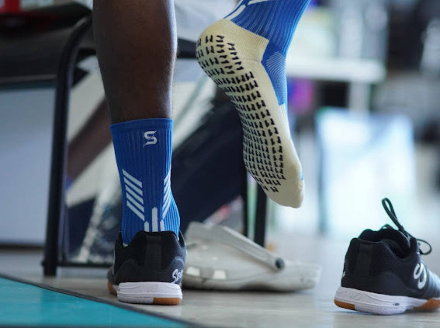 Shift Grip Socks Blue soccer