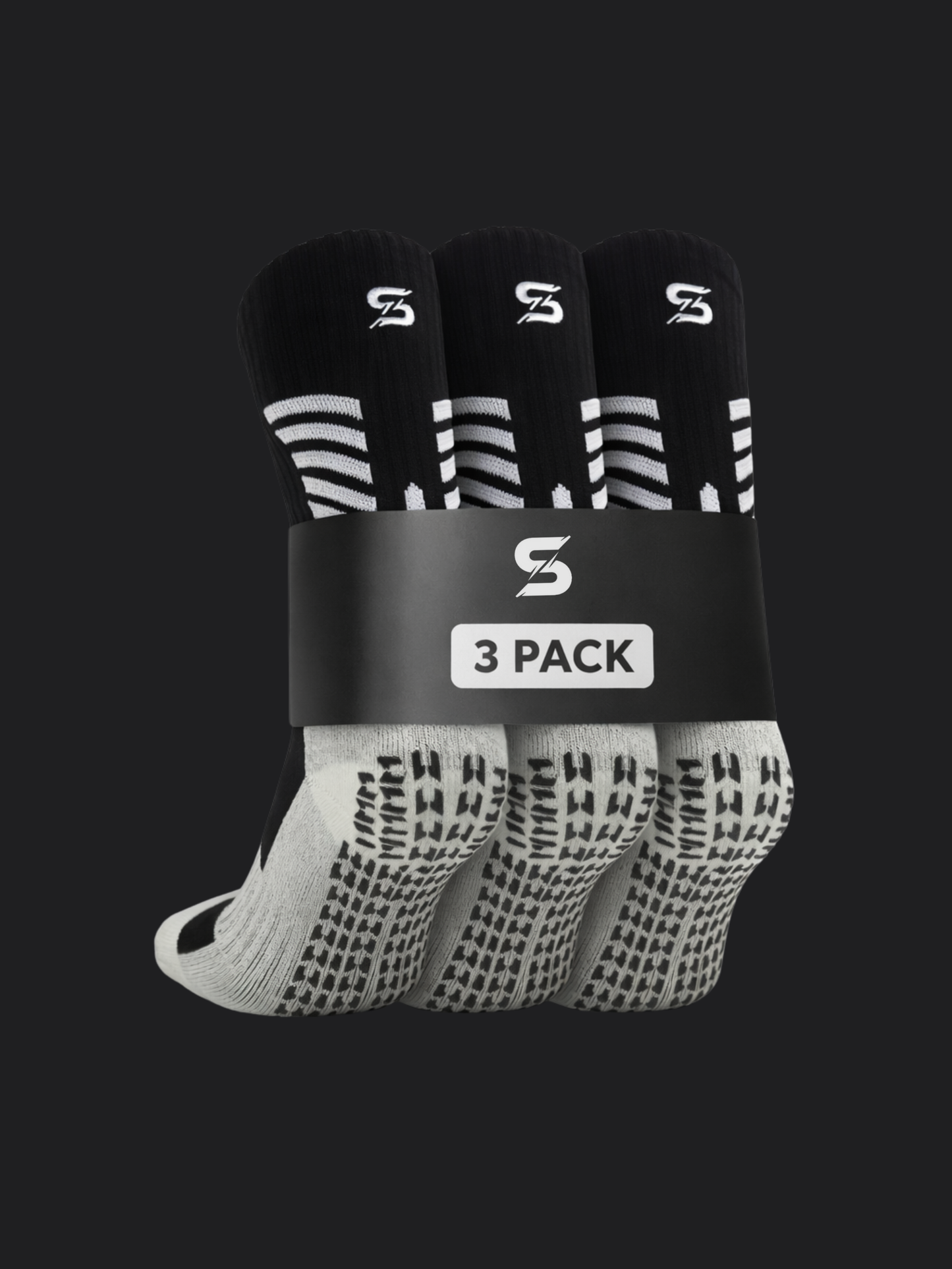 Grip Socks 3-Pack | Soccer Anti-Slip Socks Bundle | Shift Sports Grip Socks 3-Pack | Soccer Anti-Slip Socks Bundle | Shift Sports
